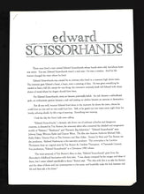 Load image into Gallery viewer, Edward Scissorhands, 1990 Press Kit
