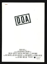 Load image into Gallery viewer, D.O.A. 1988 Press Kit
