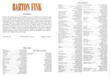 Load image into Gallery viewer, Barton Fink, 1991 Press Kit
