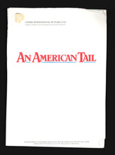 Load image into Gallery viewer, An American Tail, 1986 Press Kit (2)
