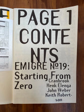Load image into Gallery viewer, Emigre No 19
