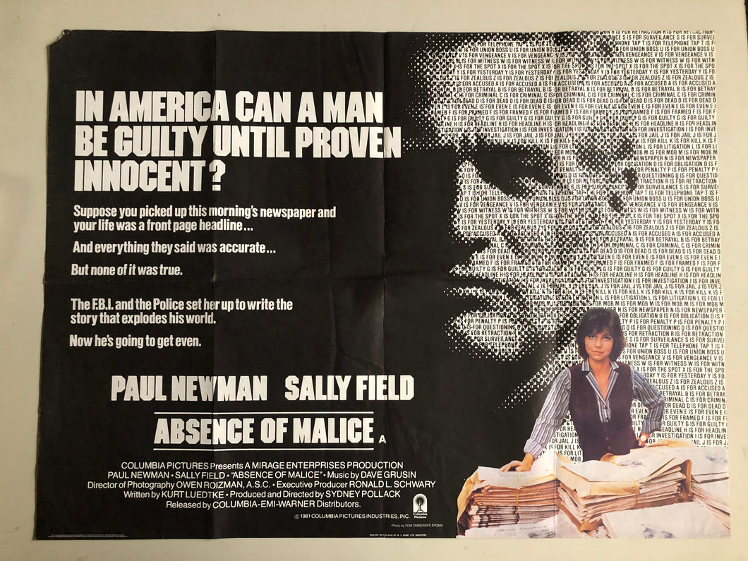 Absence of Malace, 1981