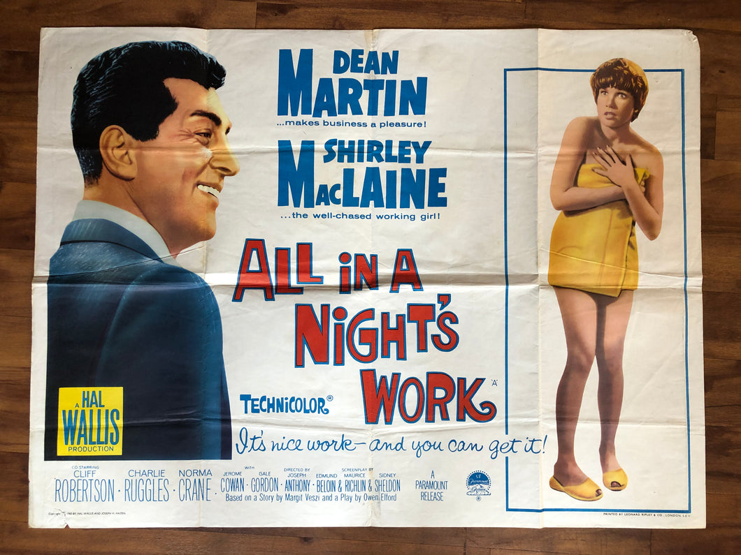 All in a Nights Work, 1961