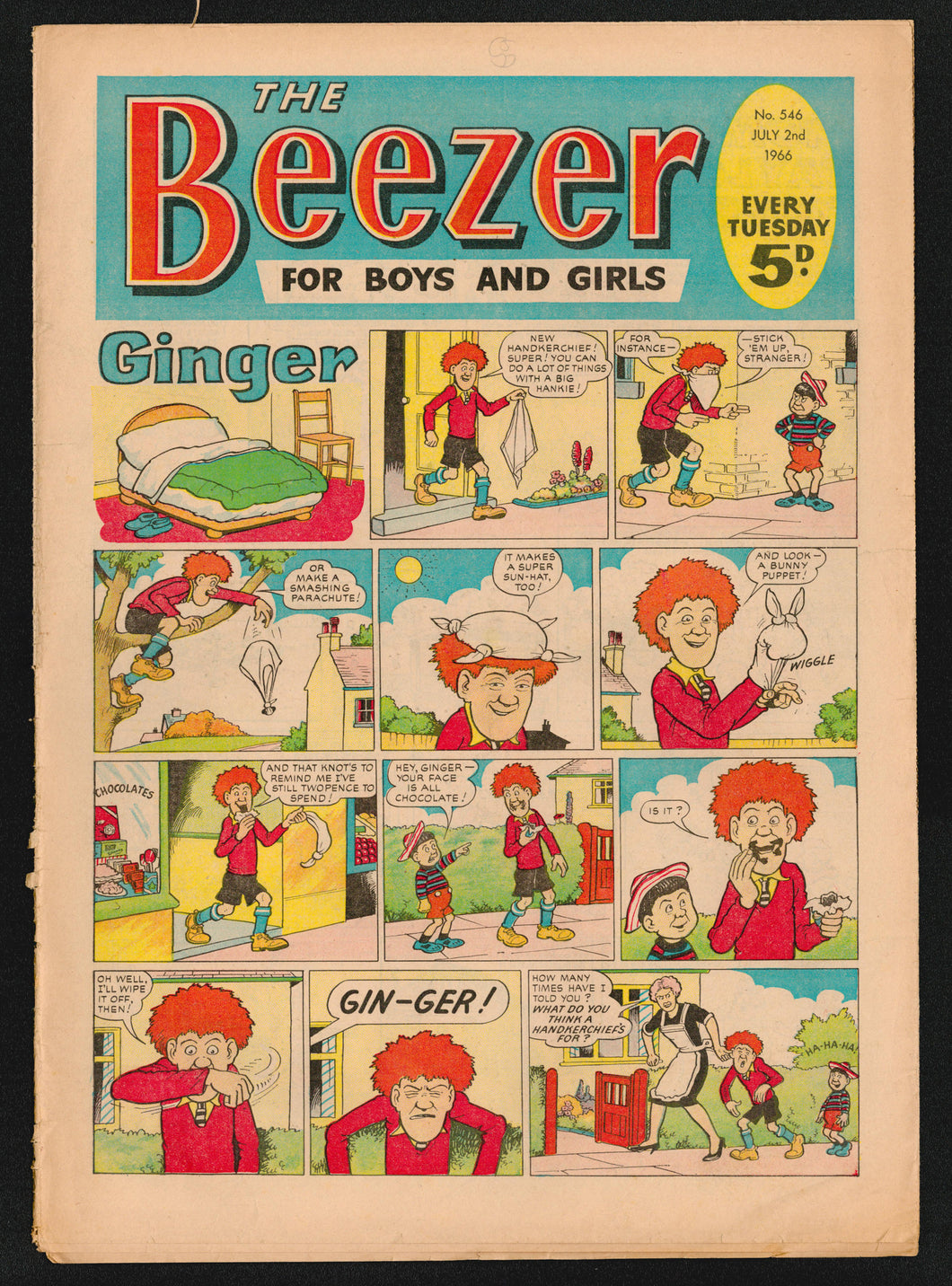 Beezer No 546 July 2 1966