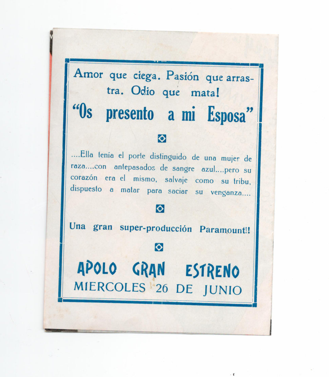 Behold My Wife, 1934 – Vintage Magazine Company