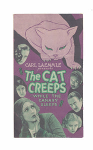Cat Creeps, 1931