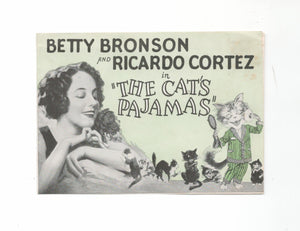 Cats Pajamas, 1926