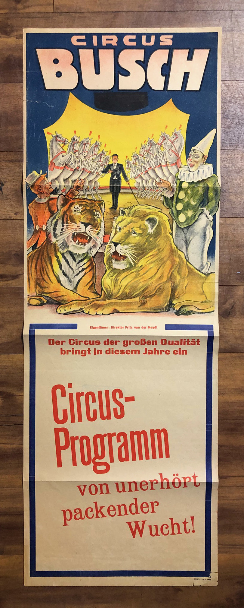 Circus Busch, 1949