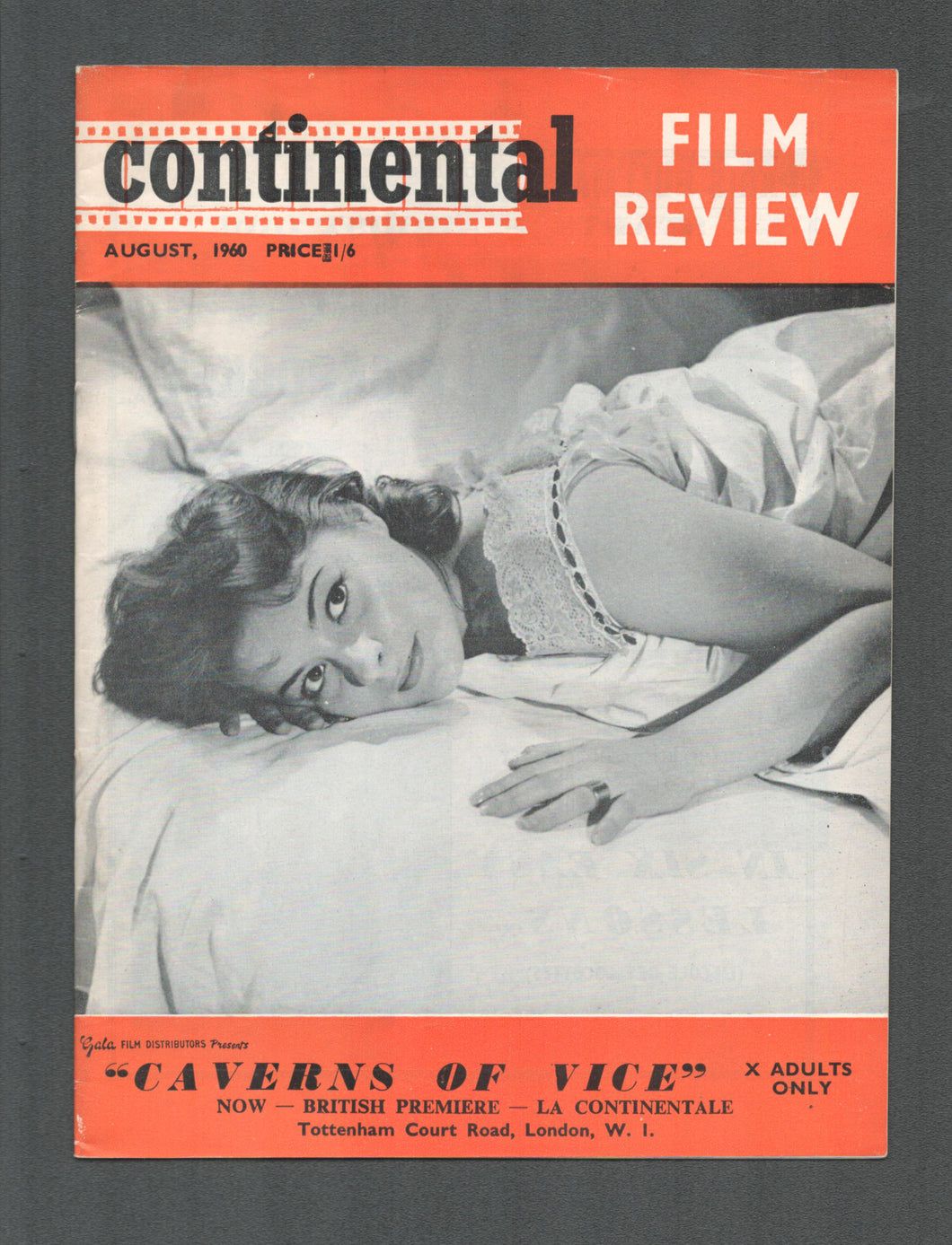 Continental Film Review Aug 1960