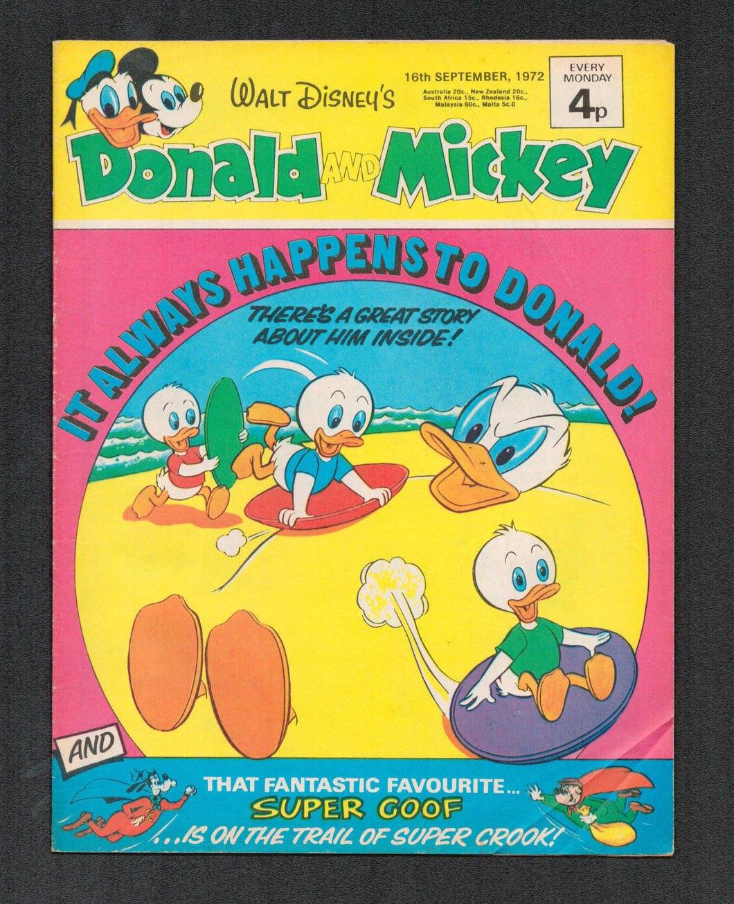 Donald and Mickey Sept 16 1972