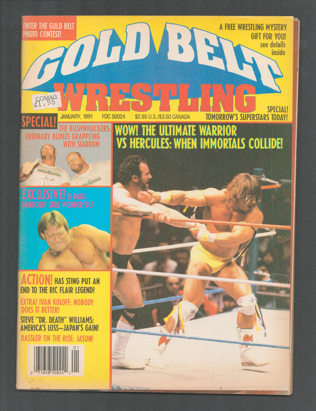 Gold Belt Wrestling Jan 1991