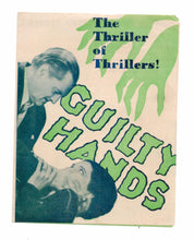 Load image into Gallery viewer, Guilty Hands, 1931
