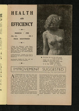 Load image into Gallery viewer, Health and Efficiency March 1944
