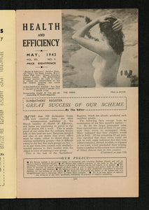 Health and Efficiency May 1942