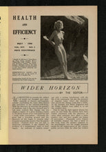 Load image into Gallery viewer, Health and Efficiency May 1944
