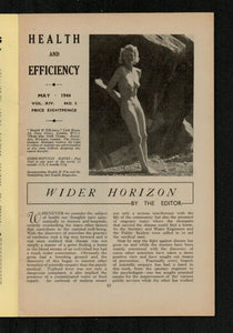Health and Efficiency May 1944