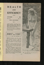 Load image into Gallery viewer, Health and Efficiency Oct 1945
