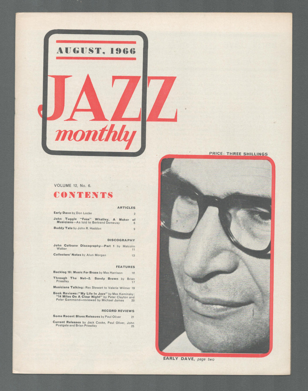 Jazz Monthly Aug 1966
