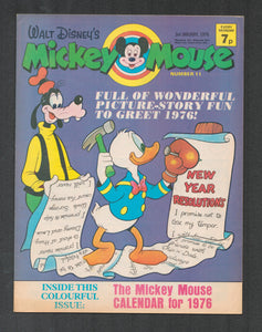 Mickey Mouse No 11 Jan 3 1976