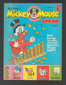 Mickey Mouse and Donald Duck No 16 Feb 7 1976