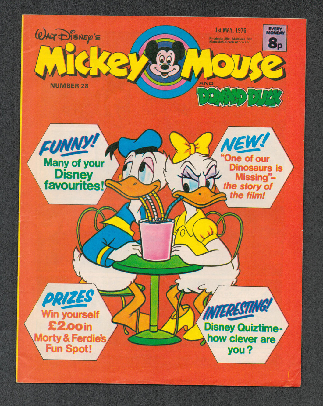 Mickey Mouse and Donald Duck No 28 May 1 1976