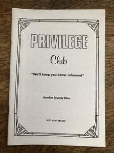 Privilege Club No 79