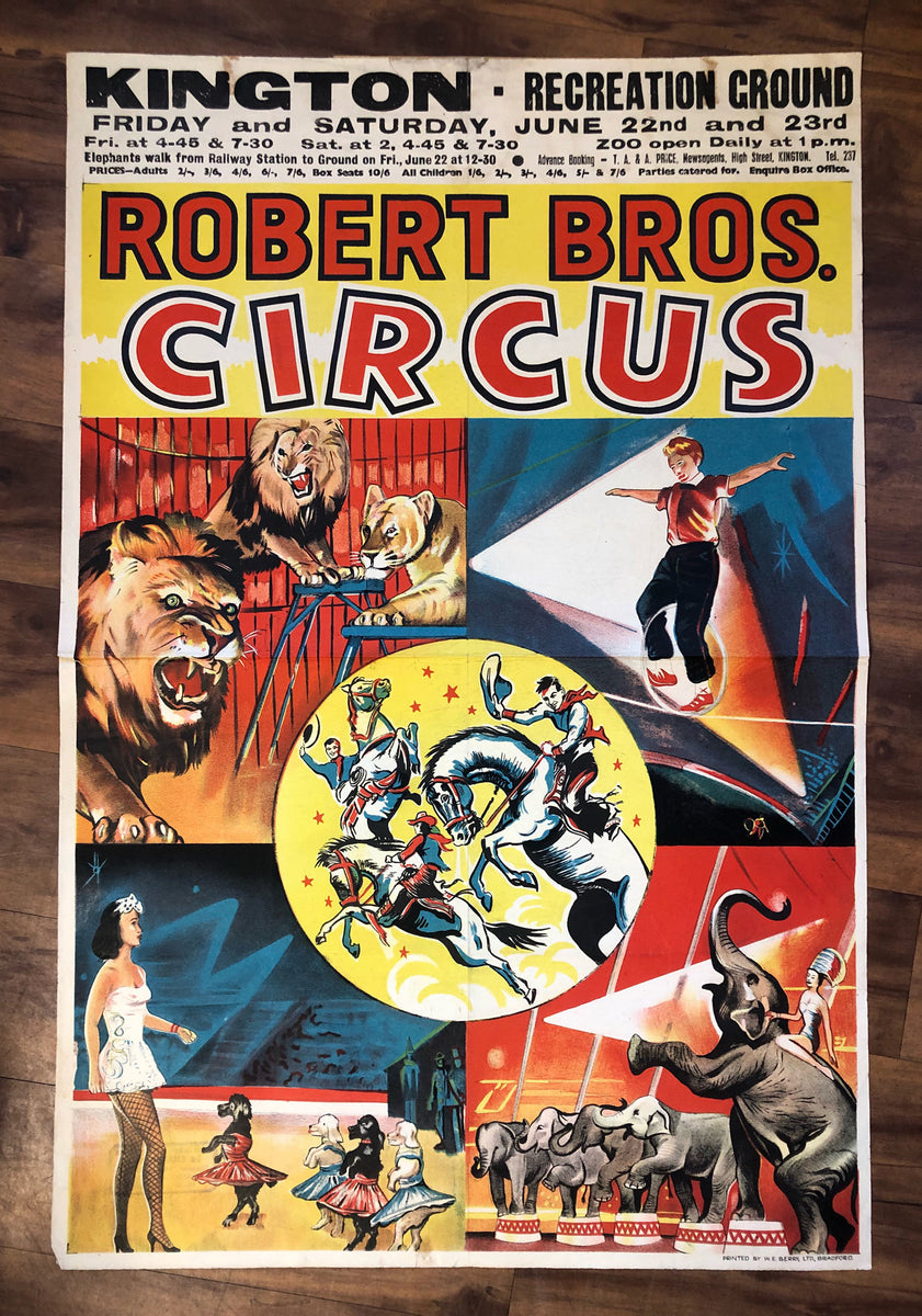 Robert Bros Circus, 1962 – Vintage Magazine Company