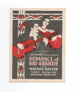 Romance of Rio Grande, 1929