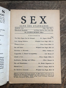 Sex Vol 7 No 3 March 1936