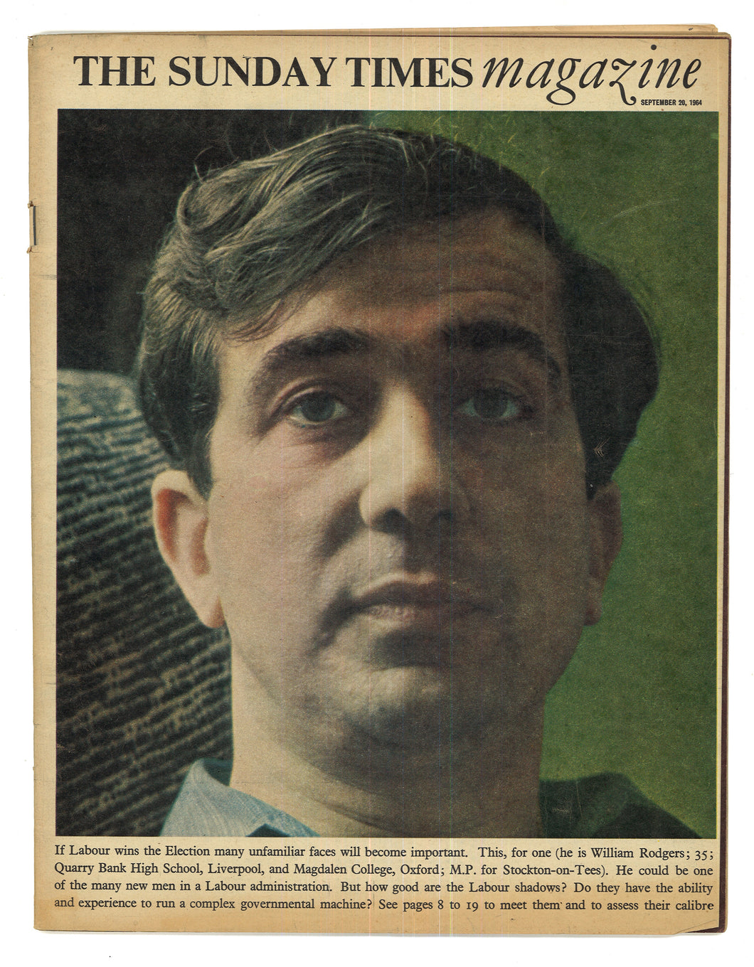 Sunday Times Magazine Sept 20 1964