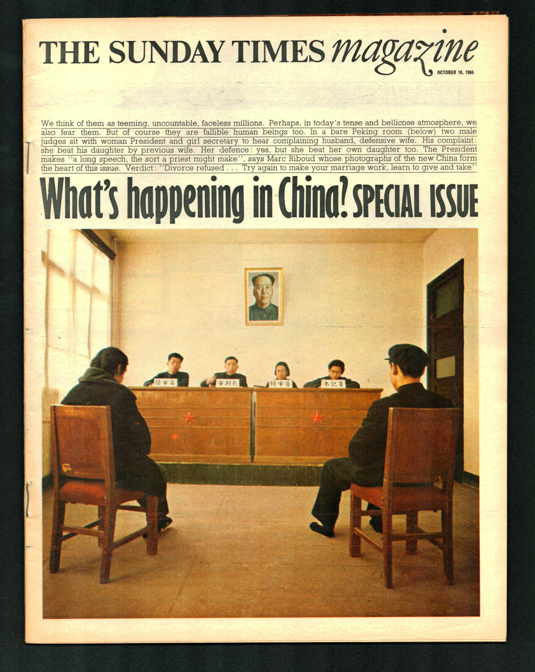 Sunday Times Magazine Oct 10 1965