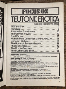Teutonic Erotica Vol 3 No 8