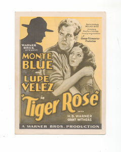 Tiger Rose, 1929