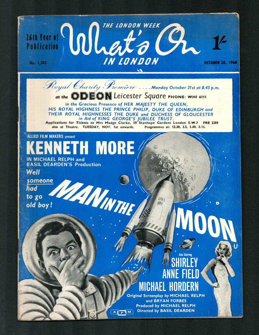Whats On In London No 1302 Oct 28 1960