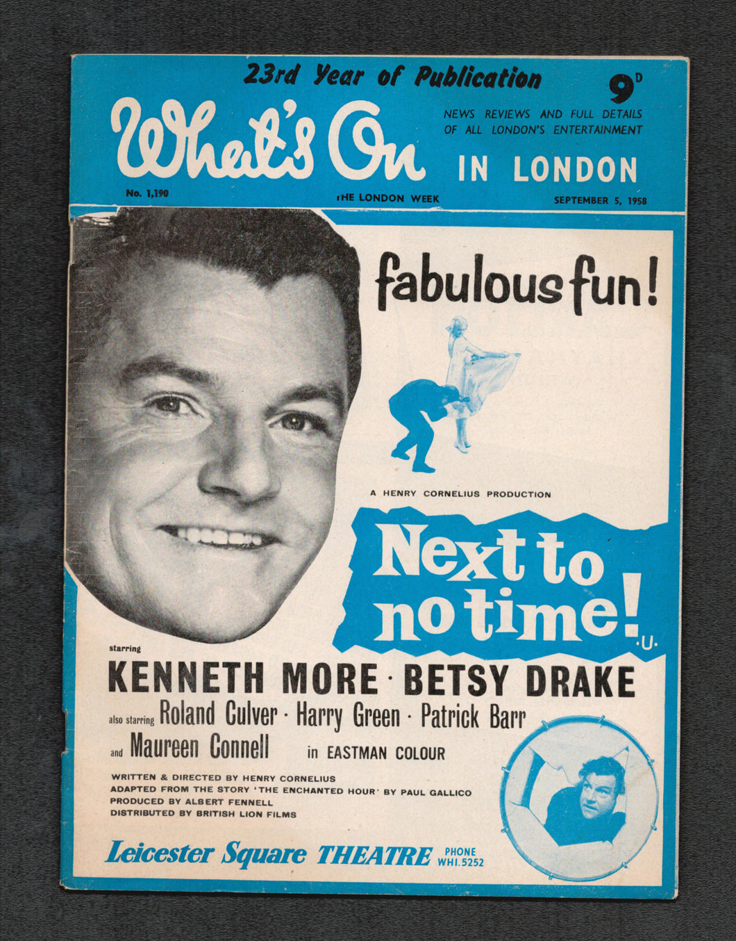 Whats On No 1190 Sept 5 1958