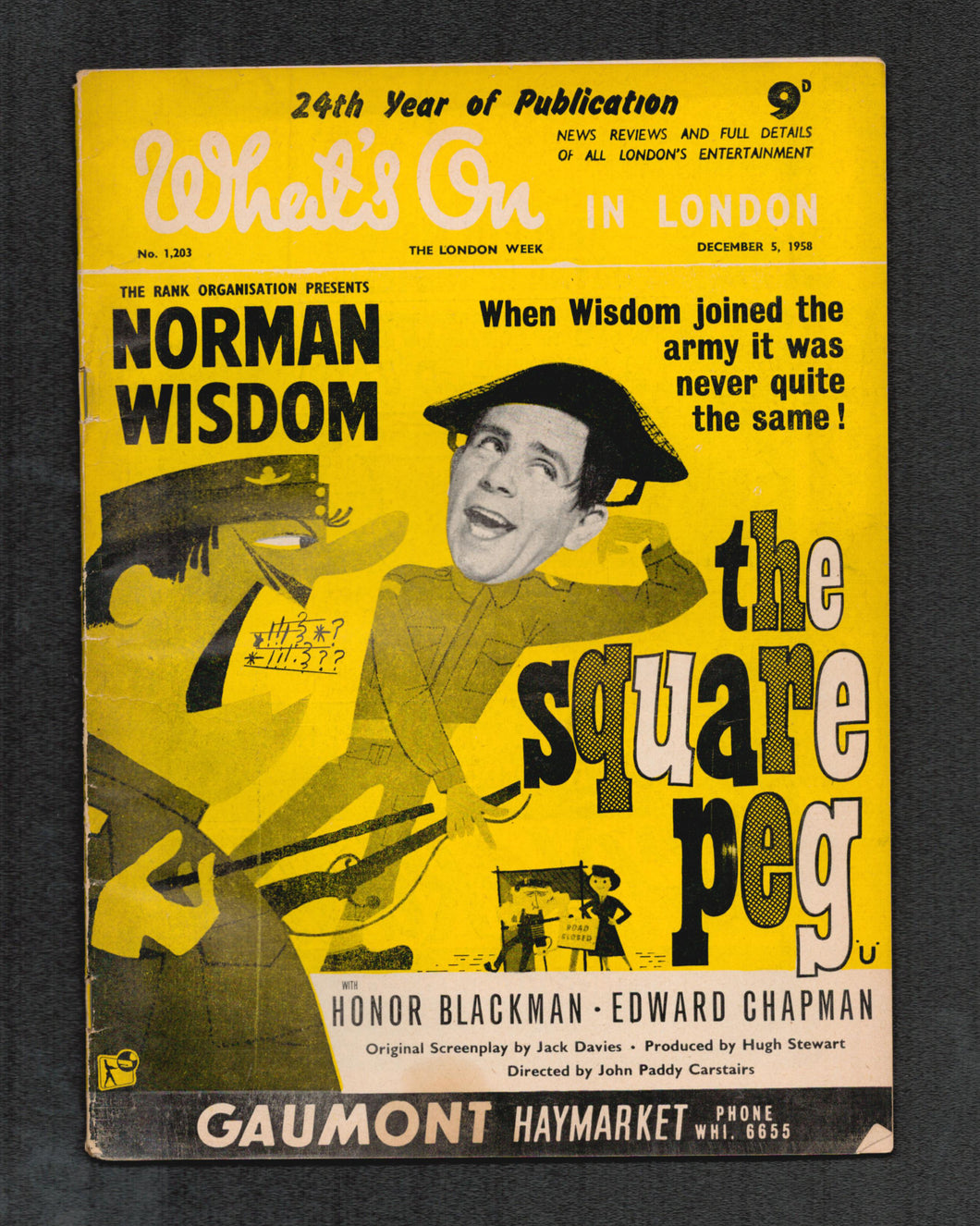 Whats On No 1203 Dec 5 1958