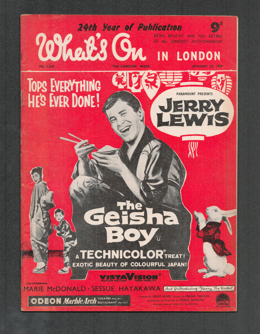 Whats On No 1210 Jan 23 1959