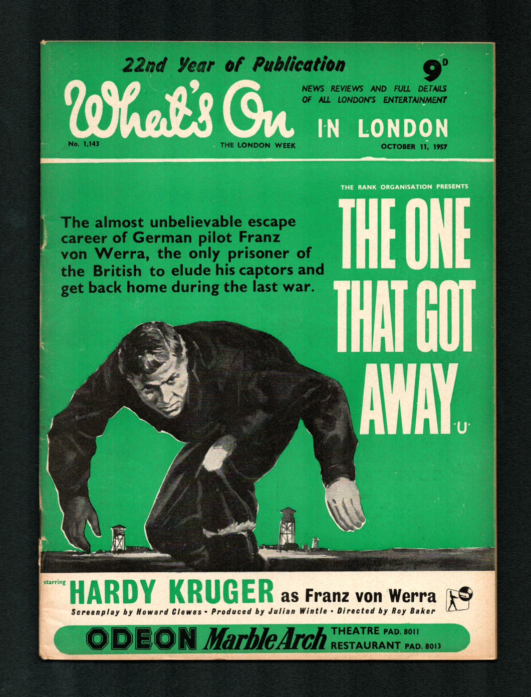 Whats on in London No 1143 Oct 11 1957