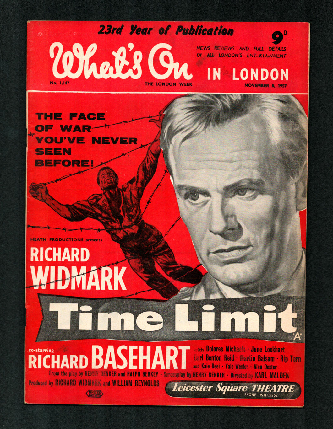 Whats on in London No 1147 Nov 8 1957
