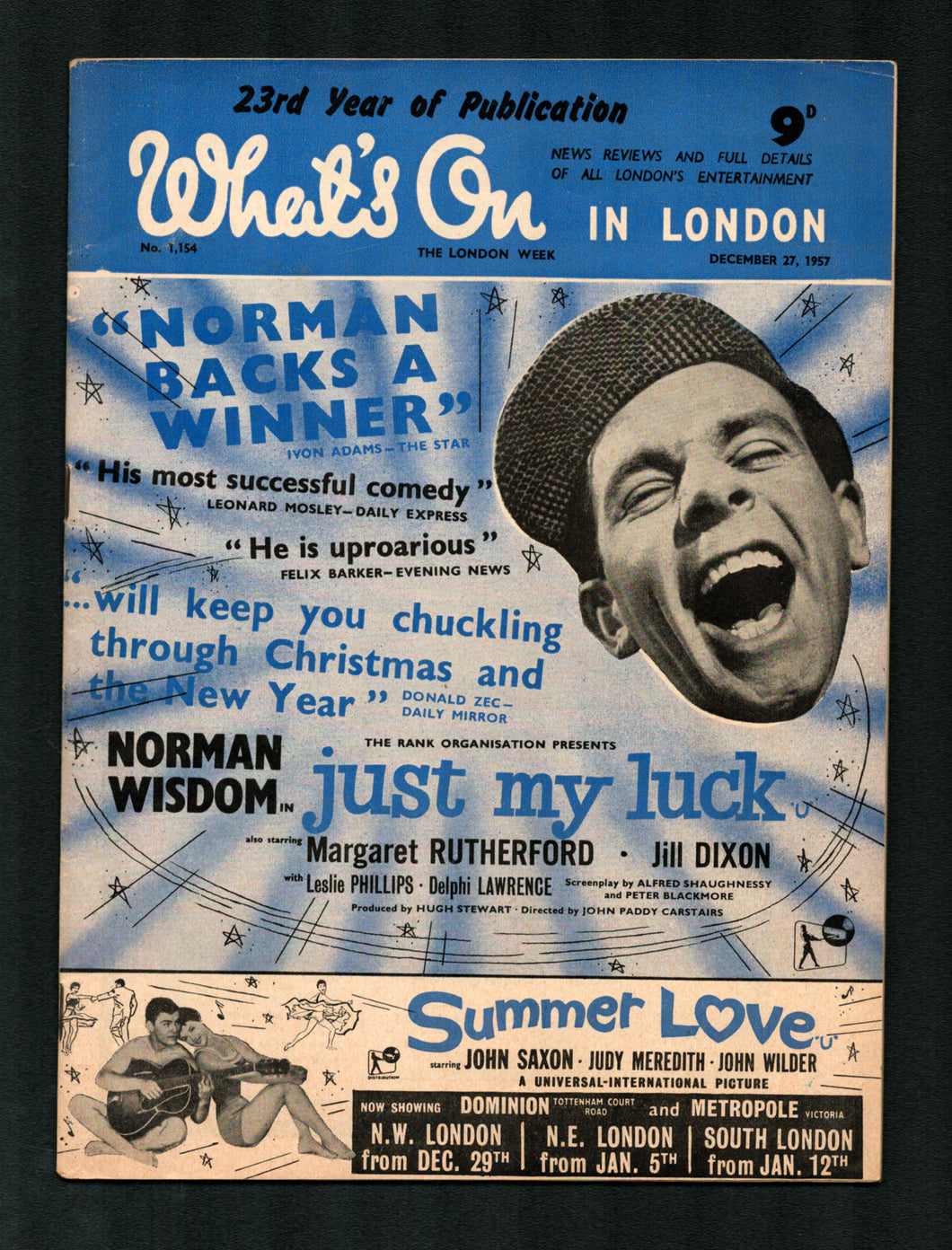 Whats on in London No 1154 Dec 27 1957