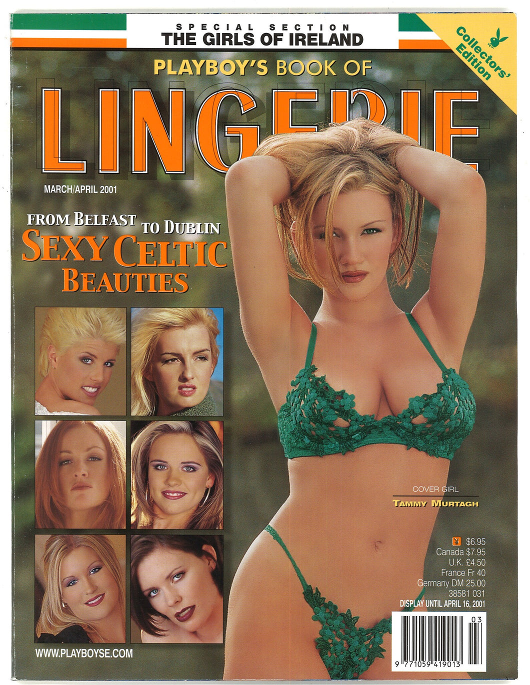 Playboy 's Lingerie Book March April 2001